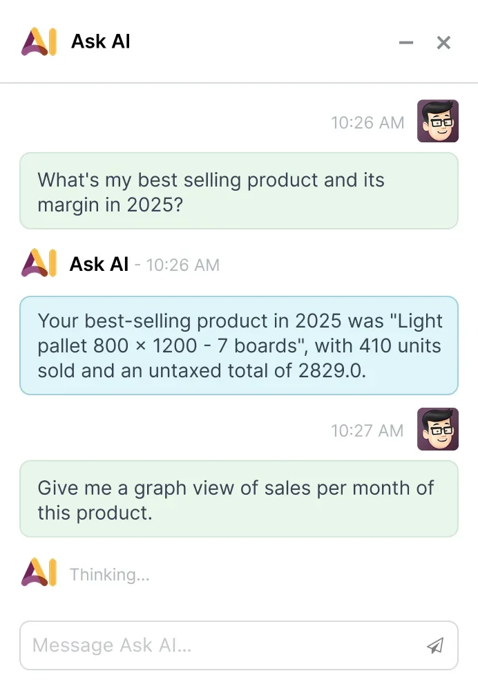 Odoo Ask AI assistant